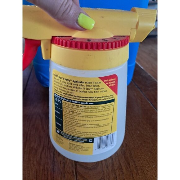 Vintage Ortho Dial N Spray Multi-Use Hose-End Sprayer Garden Lawn 2001 - Picture 2 of 2